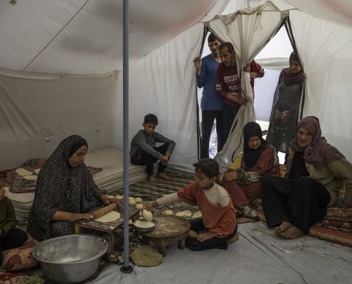 Civilians in need of aid